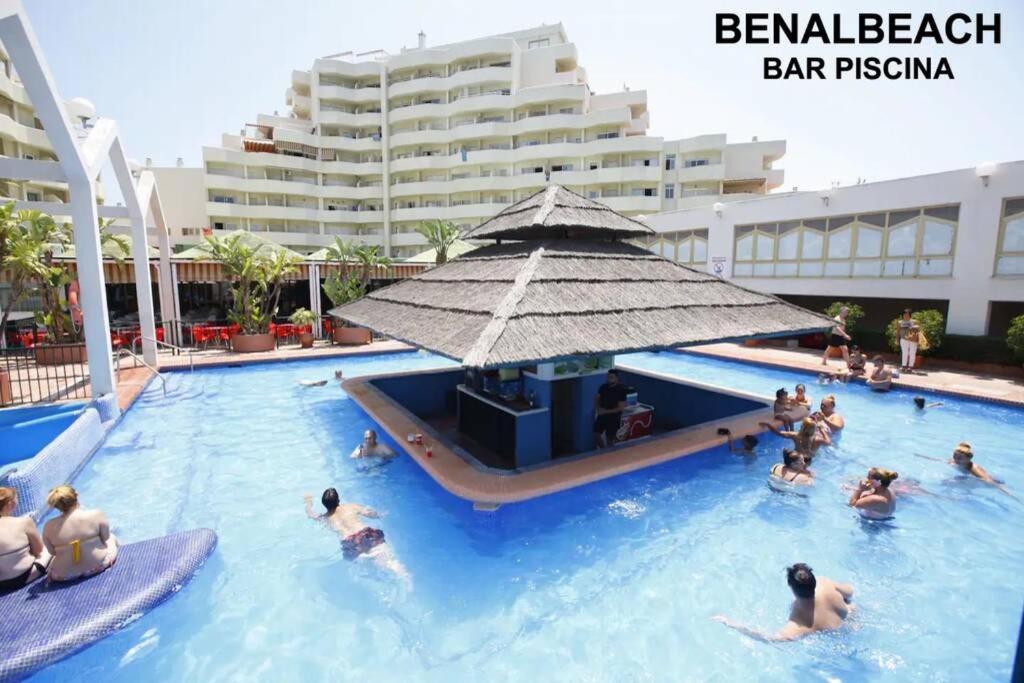 Estudio En Benalbeach, Vistas Mar, Primera Linea Playa 贝纳尔马德纳 外观 照片