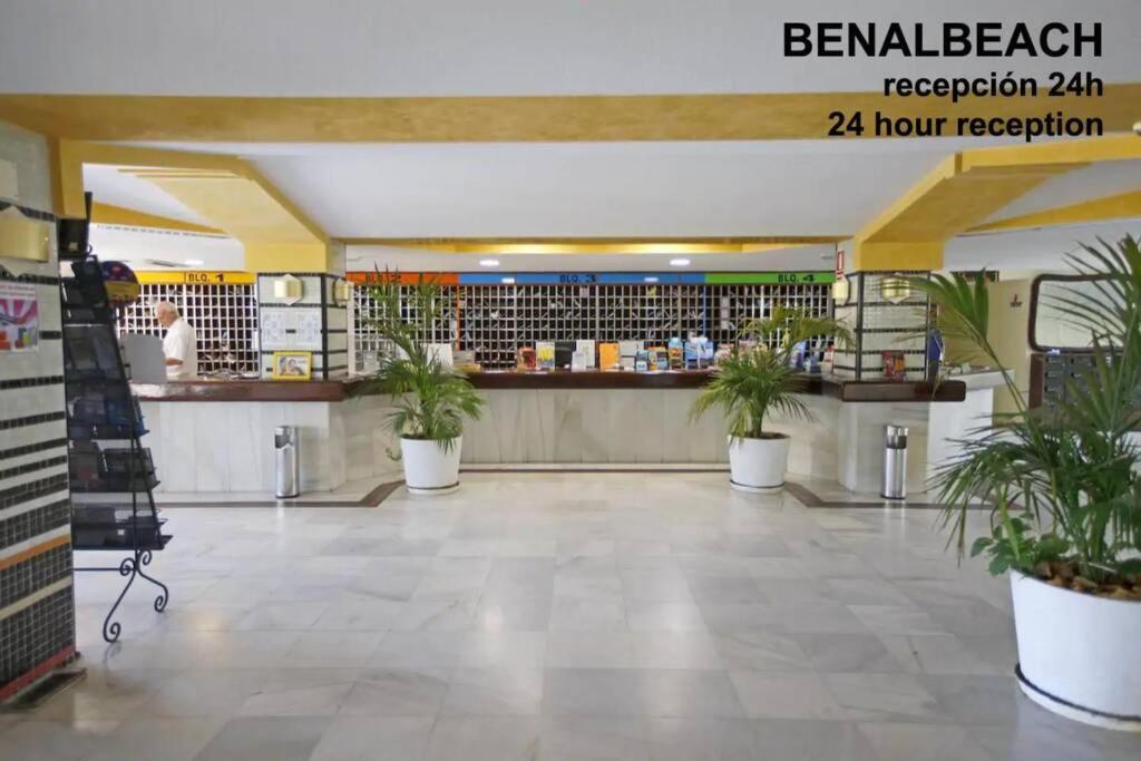 Estudio En Benalbeach, Vistas Mar, Primera Linea Playa 贝纳尔马德纳 外观 照片