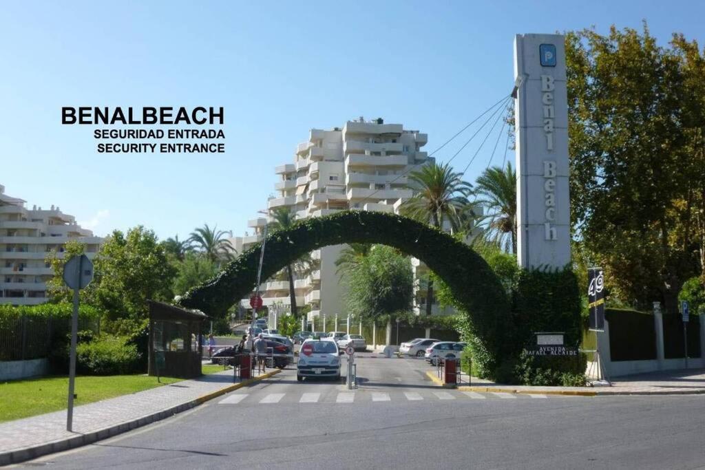 Estudio En Benalbeach, Vistas Mar, Primera Linea Playa 贝纳尔马德纳 外观 照片