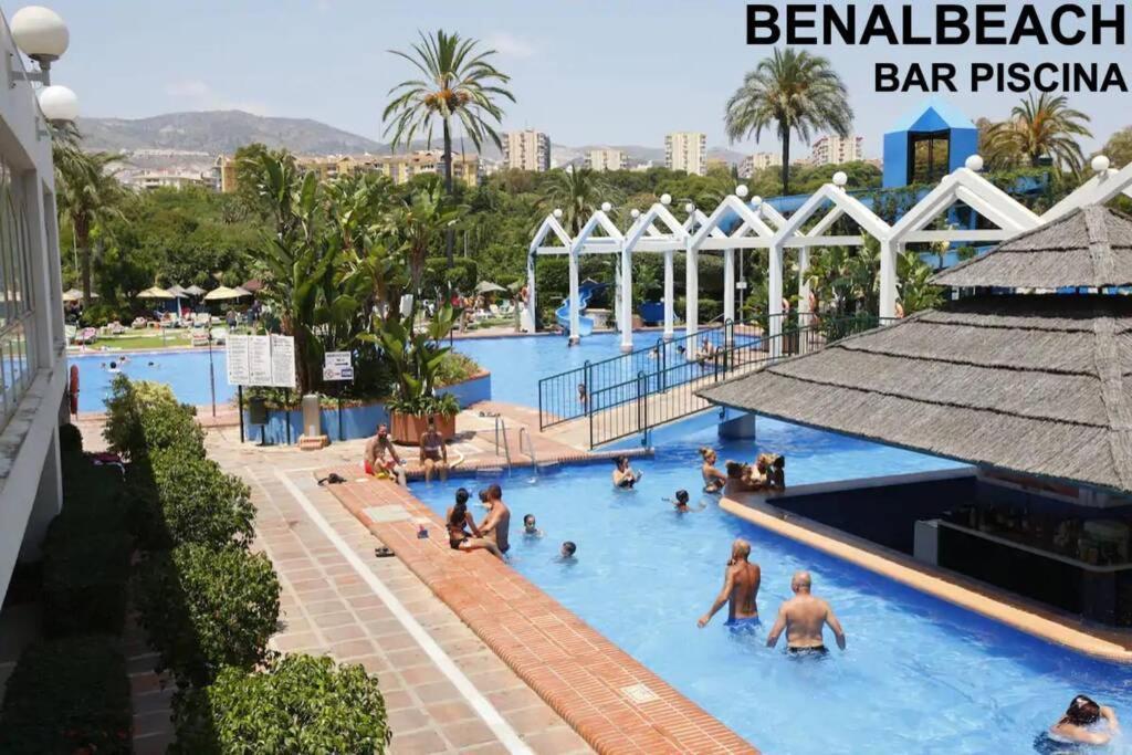 Estudio En Benalbeach, Vistas Mar, Primera Linea Playa 贝纳尔马德纳 外观 照片