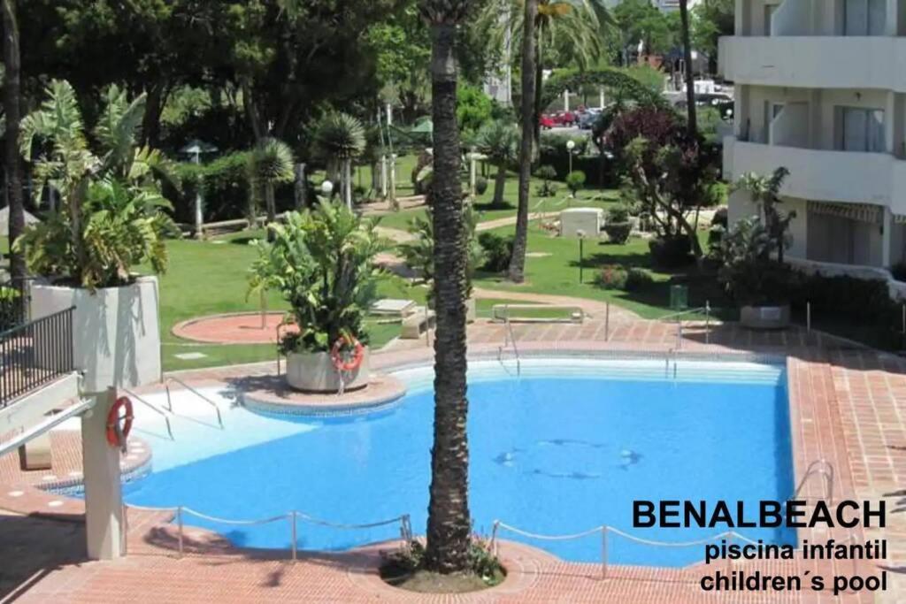 Estudio En Benalbeach, Vistas Mar, Primera Linea Playa 贝纳尔马德纳 外观 照片
