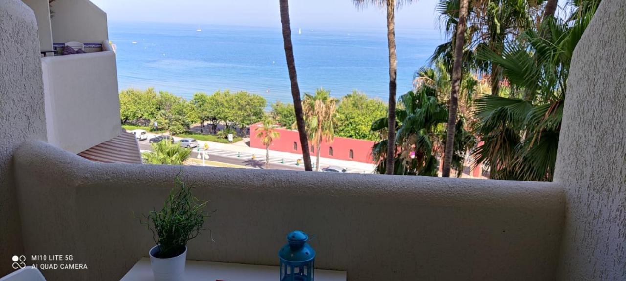 Estudio En Benalbeach, Vistas Mar, Primera Linea Playa 贝纳尔马德纳 外观 照片