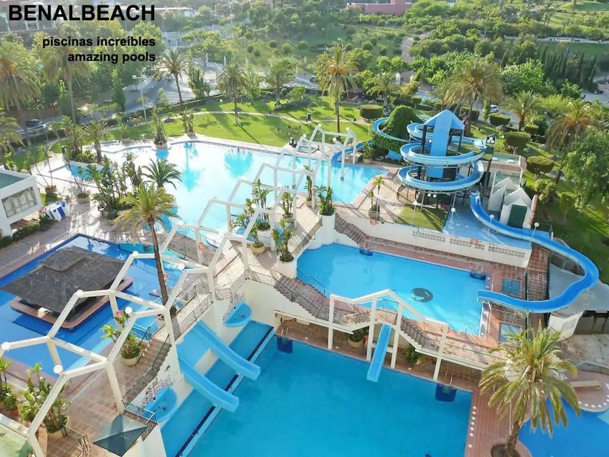 Estudio En Benalbeach, Vistas Mar, Primera Linea Playa 贝纳尔马德纳 外观 照片
